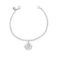 Pulseira feminina Prata Personalizada com nome - PRATA 925