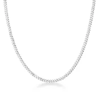 Corrente Masculina grumet 3MM 60cm - PRATA 925