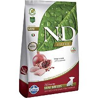 Ração Farmina ND Prime Frango e Romã Cães Filhotes Raças Pequenas