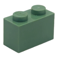 LEGO® Brick 1 x 2 - Sand Green - NOVO - Original - PB00060