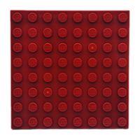 LEGO® Plate 8 x 8 - Dark Red - NOVO - Original - PB00063