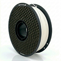 Filamento PLA Silk Branco 1kg 1.75mm Para Impressora 3D Efeito Brilhante