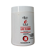 04 Unidades Máscara de Nutrição LIFE TO HAIR 1kg