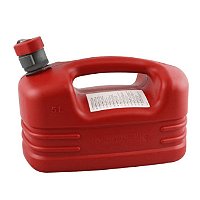 Galão de Polietileno Vermelho 5 Litros com Bico Dosador