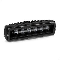 Par Farol Milha Led Automotivo Slim Retangular 6 Pol Flood 30W