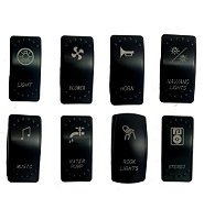 Botão Liga e Desliga Iluminado Para Painel Automotivo