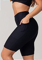 Short Ciclista poliamida com Bolso Lateral