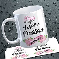 Caneca do Pastor e da Pastora Personalizada
