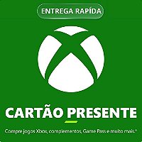 Cartão Presente Pré Pago Xbox Live R$ 200 Reais