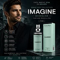 Perfume Imagine Sense Way Masculino 15ml – Fragrância Marcante e Sofisticada