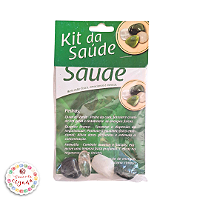Kit da Saúde Cristais Naturais Pedras de Cura e Vitalidade