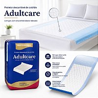 Protetor Descartável de Colchão Tam. G Pacote Com 5 Unds - Adultcare