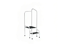 Escada Doppler Epóxi 2 Degraus Aço Carbono