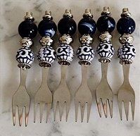 Garfo de Sobremesa Linha Portuguesa Decorativo