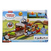 THOMAS E SEUS AMIGOS PISTA MOTORIZADA ENTREGUE OS BARRIS! - MATTEL
