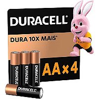 PILHA ALCALINA PEQUENA AA 4X - DURACELL