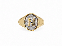 Anel Dedinho Banho Ouro - N