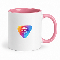 Caneca Color de Cerâmica 325ml