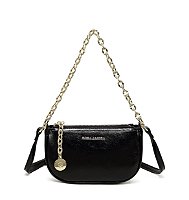 Bolsa Rosa Amora Pequena Feminina Preta