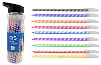 Caneta Esferográfica Cis 0.7 Spiro Cores Sortido
