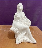 MULHER NA PEDRA 18CM - 2318