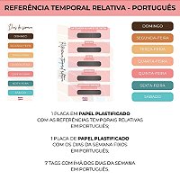 Kit Noção de Referência Temporal Relativa em Português Imantado