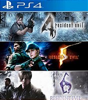 Pacote Triplo Resident Evil Ps4