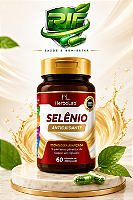 Selênio 400mg 60 cápsulas Antioxidante
