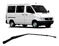 Braço Limpador De Parabrisas Mercedes Sprinter 1995 A 2012