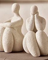 Kit Esculturas Mulher Curvas em Polirresina Decorativas