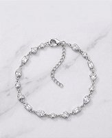 Pulseira de Zirconia Folheado 23cm