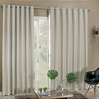 Cortina Blackout em Tecido Arles Juma Marfim 2,00m x 1,60m