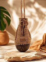 Bolsa Água de Coco em Crochê Natural