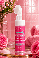 Mousse Limpeza Facial Rosa Mosqueta Lovely Face Beautiful 150ml