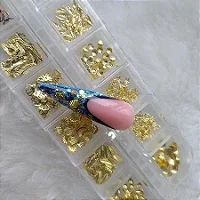 KIT FUNDO DO MAR DECORAÇÃO UNHAS DOURADO - D&Z