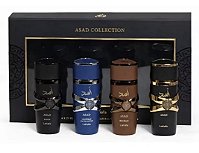 Kit asad Eau de Parfum Lattafa - 25ml cada - masculino