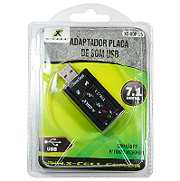 Adaptador de Som USB 7.1 XC-ADP-35 Flex