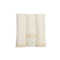 Kit Fralda com Bainha + Paninho de Boca Estrelinha