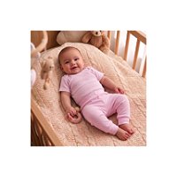 Conjunto Liso Algodão Pima Rosa MC Tam M