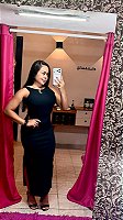Vestido midi tubinho