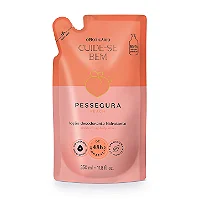 Refil Loção Desodorante Hidratante Corporal Cuide-Se Bem Pessegura 350Ml