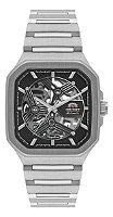 Relógio Orient Masculino Automatico Dourado Nh7ss008 G1kx Prateado Preto