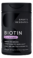 Biotina 5000mcg, 120 Cápsulas, Sports Research
