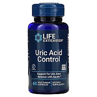 Controle de Ácido Úrico, 60 Cápsulas , Life Extension