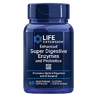 Enzimas Super Digestivas e Probióticos, 60 Cápsulas, Life Extension