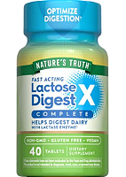 Lactose Digest, 40 Comprimidos, Nature's Truth