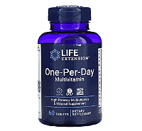 Multivitamínico One Per Day, 60 Tabletes, Life Extension