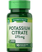 Potássio Citrate, 275mg, 90 cápsulas, Nature's Truth
