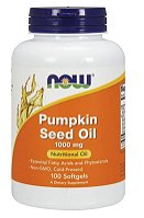 Pumpkin Seed Oil 1000 mg 100caps - Now Foods