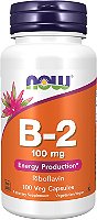 Riboflavina, Vitamina B2, 100 mg, 100 Capsulas vegetarianas, Now Foods